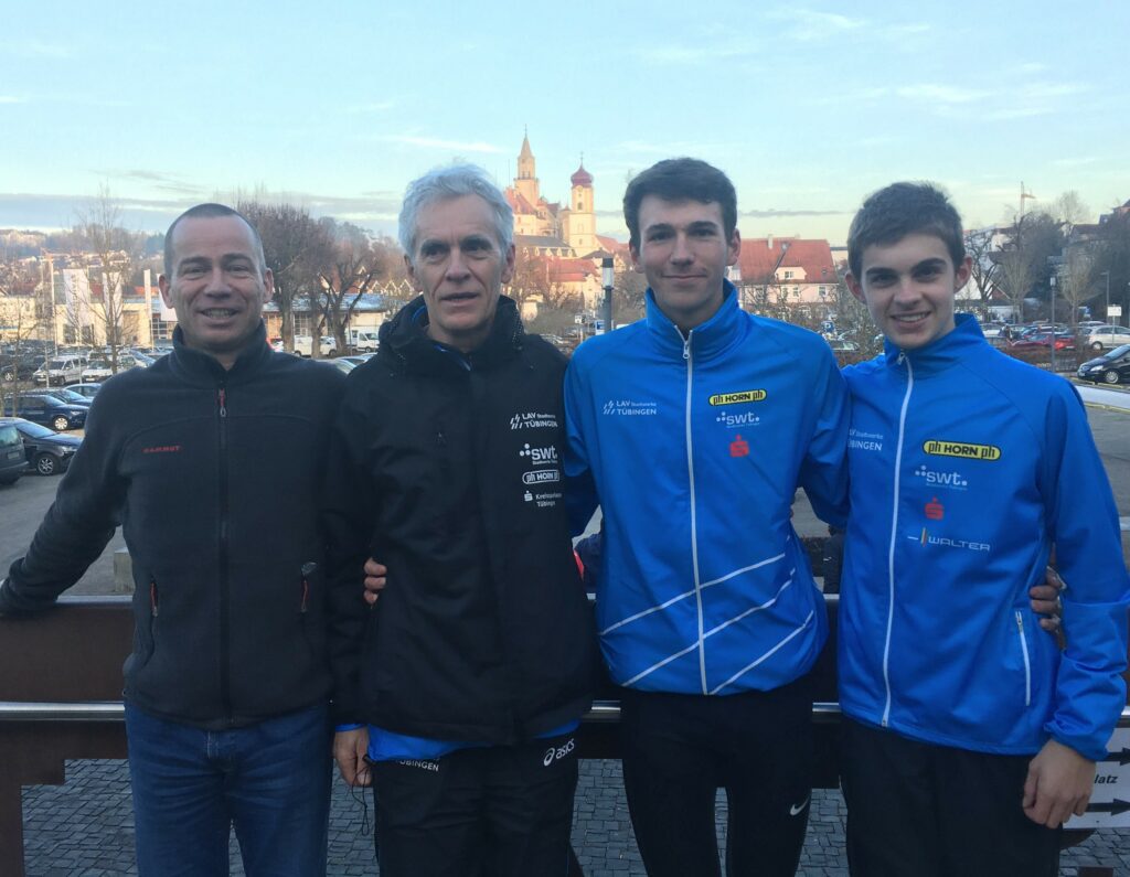 das zufriedene Tübinger Silvesterlaufteam