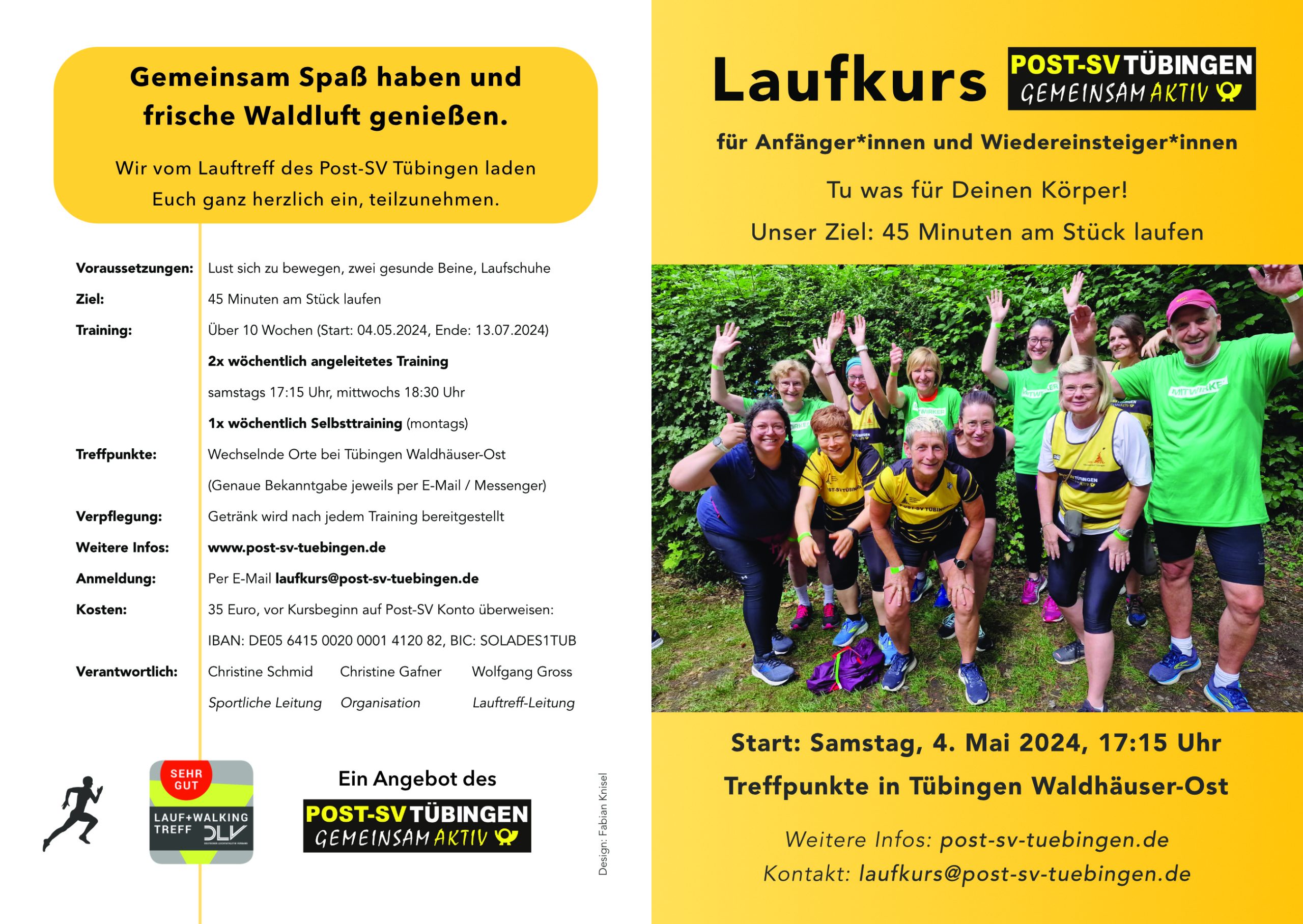 Laufkurs Post SV 2024 Flyer scaled